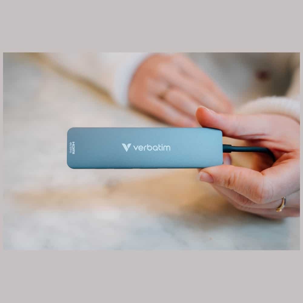 Hub Verbatim HDMI/USB-C 3.2/USB-C/2xUSB-A 3.2/SD/microSD αλουμινίου 32158 - Image 10