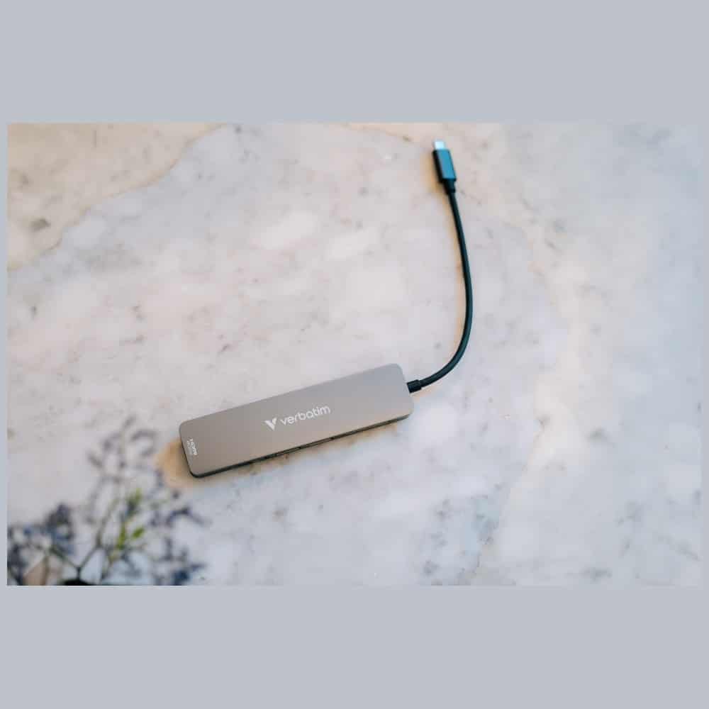 Hub Verbatim HDMI/USB-C 3.2/USB-C/2xUSB-A 3.2/SD/microSD αλουμινίου 32158 - Image 14