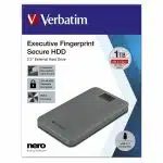 Εξωτερικός δίσκος Verbatim Fingerprint Secure HDD USB 3.2 Gen 1 1TB γκρι - Image 4
