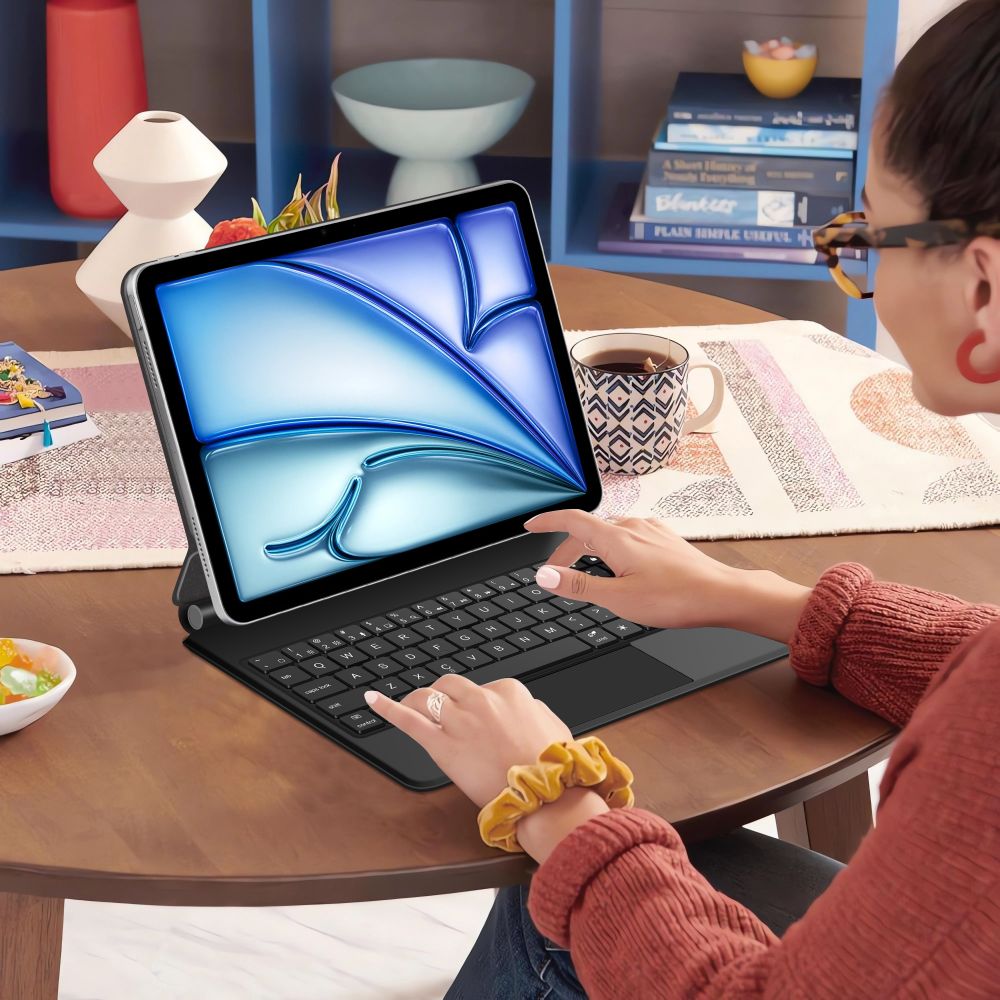 Tech-Protect Μαγνητικη Θηκη Smart Case + Πληκτρολογιο Για iPad Air 10.9” 4 / 5 / 2020-2022 / 11” 6 / 7 / 2024-2025 Μαυρη - Image 10