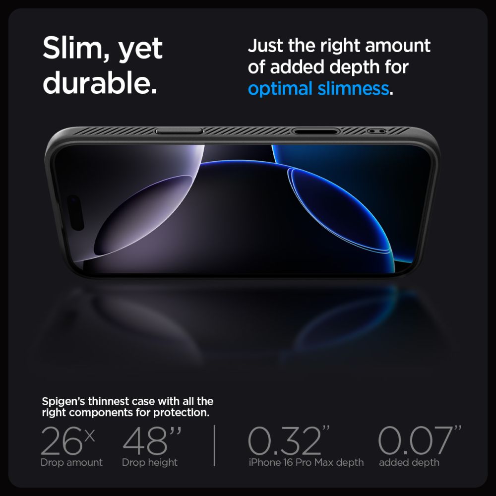 Spigen Liquid Air - θήκη για Apple iPhone 16 Pro Max - Μαύρο - Image 13