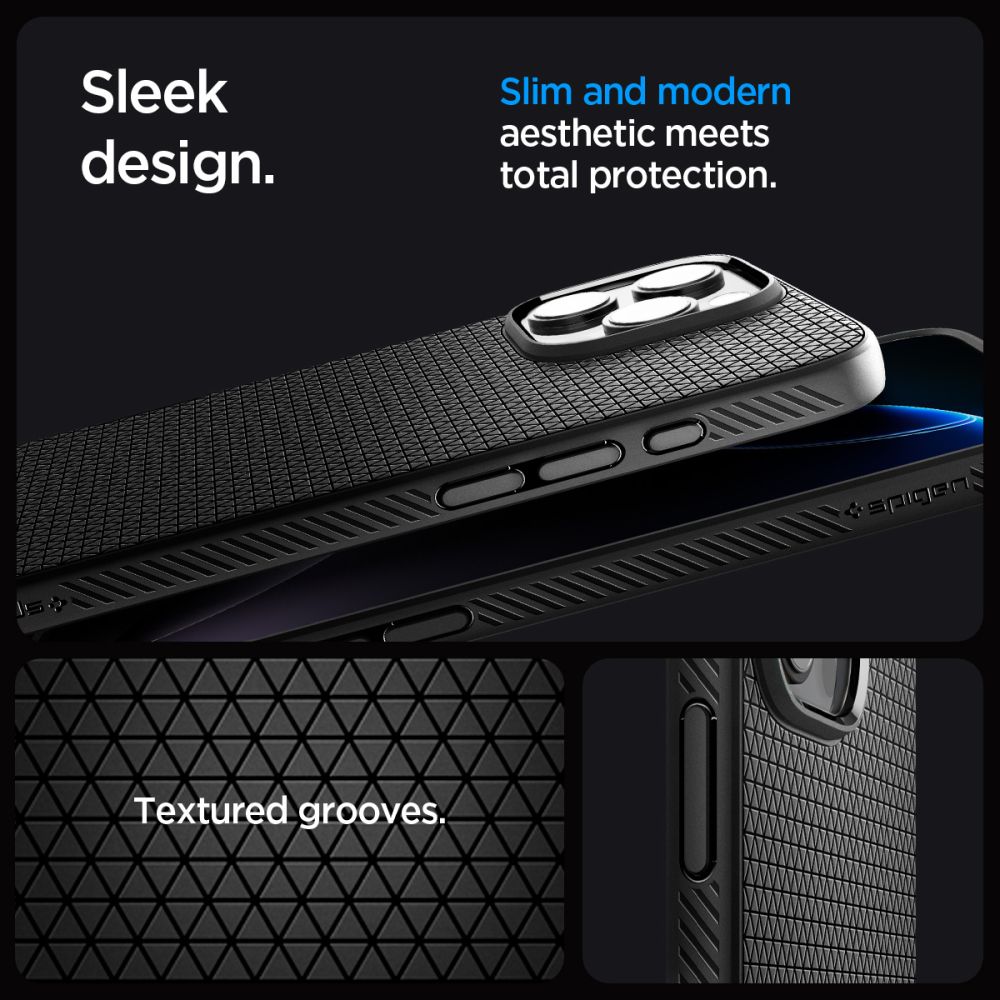 Spigen Liquid Air - θήκη για Apple iPhone 16 Pro Max - Μαύρο - Image 14