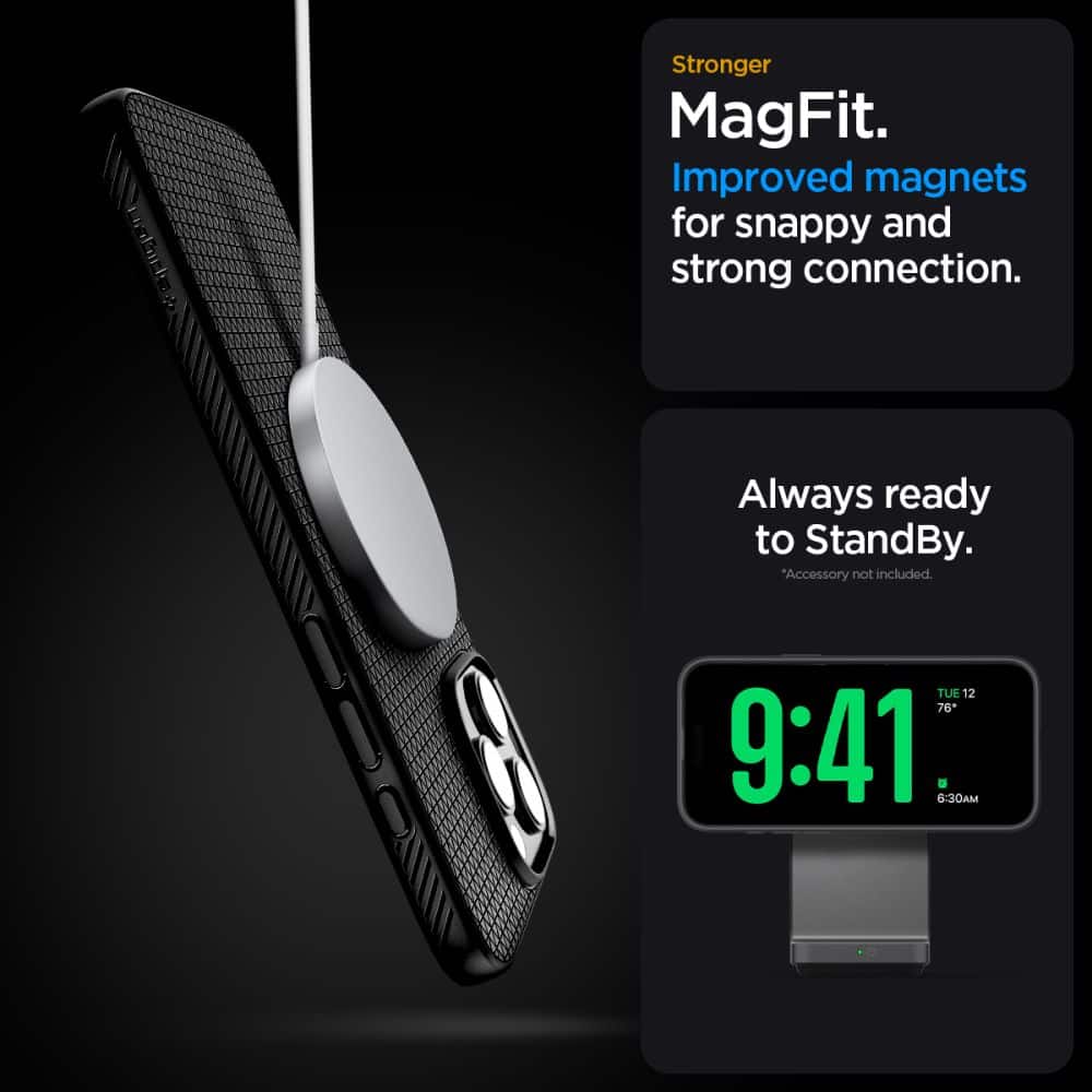 Spigen Liquid Air - θήκη για Apple iPhone 16 Pro Max - Μαύρο - Image 15