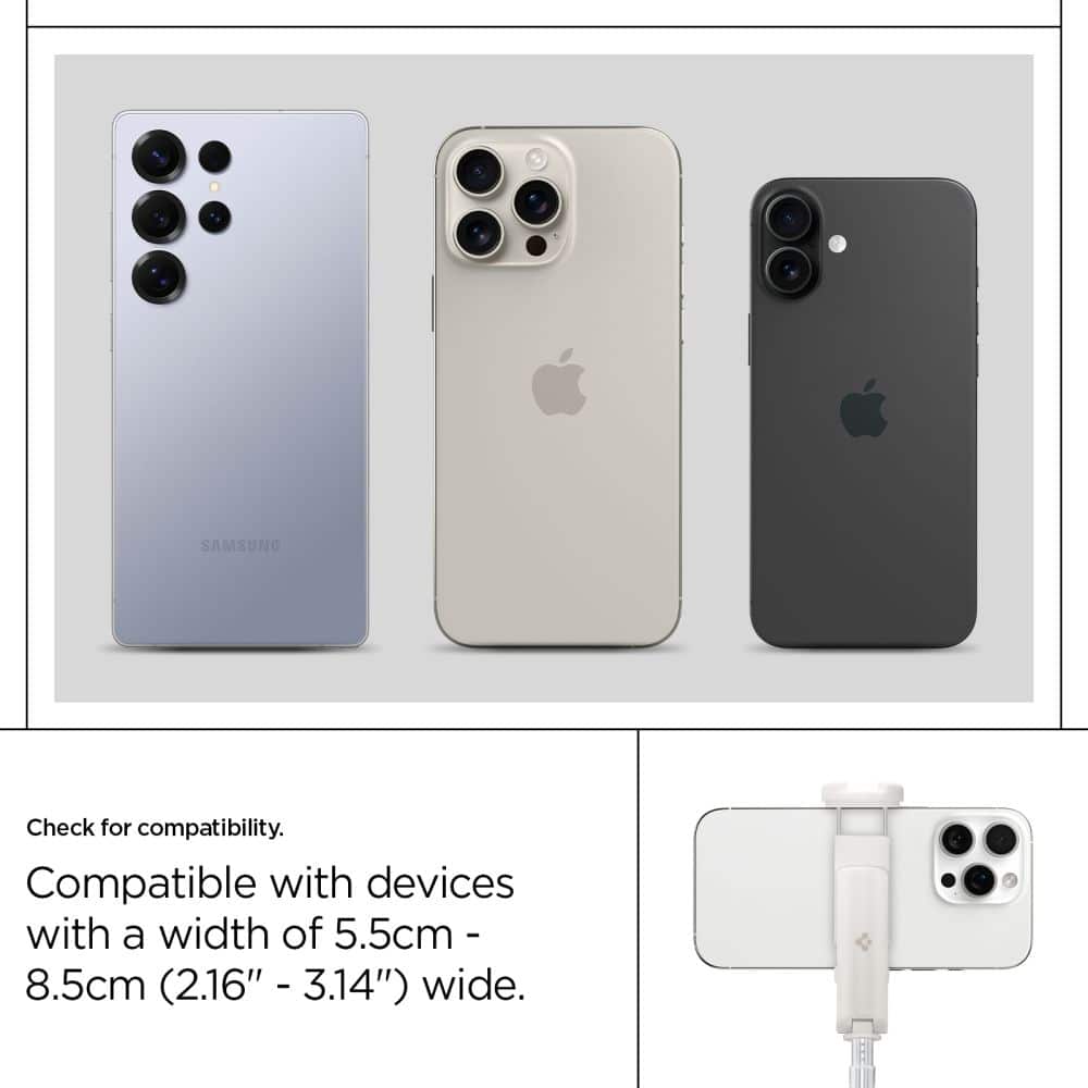 Τρίποδο Selfie Stick Με Bluetooth Spigen S541w, Μπεζ - Image 16