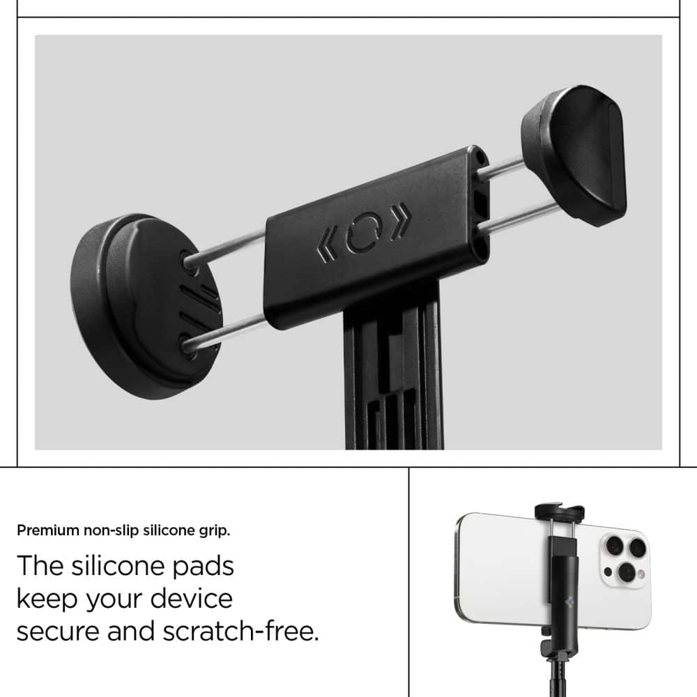 Τρίποδο Selfie Stick Με Bluetooth Spigen S541w, Μαύρο - Image 18