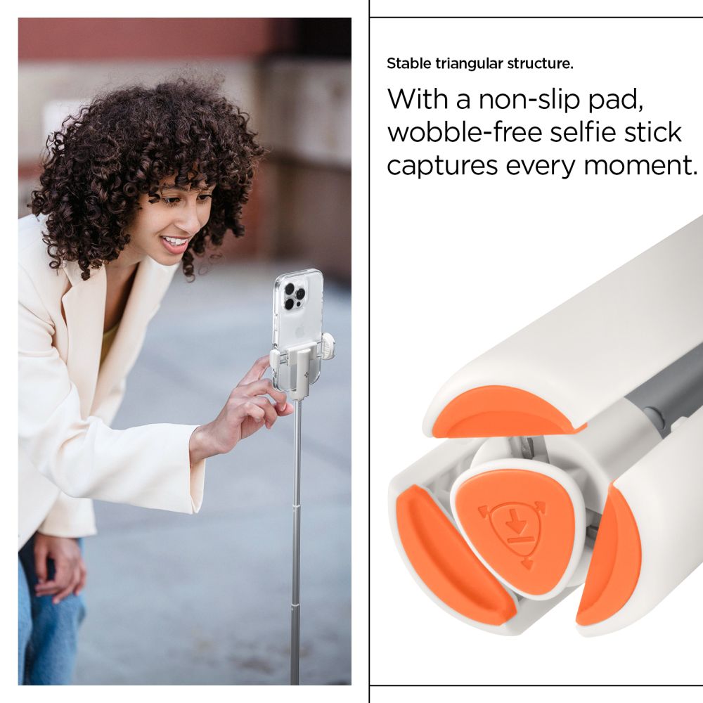 Τρίποδο Selfie Stick Με Bluetooth Spigen S541w, Μπεζ - Image 19