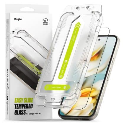 Ringke Easy Slide 2-Pack Απο Σκληρο Γυαλι Google Pixel 9a Διαφανες