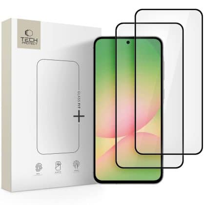 Σκληρυμένο Γυαλί Tech-Protect Glass Fit+ Συσκευασία 2 Τεμαχίων Για Galaxy A36 / A56 5g, Μαύρο