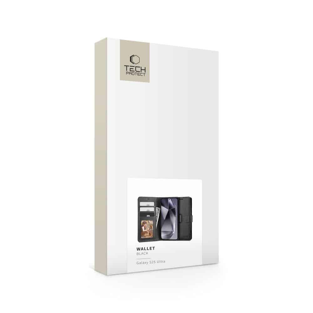 TECH-PROTECT WALLET - θήκη για Samsung Galaxy S25 Ultra - Μαύρο - Image 5