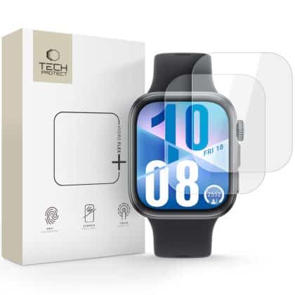 Θηκη Hydro Flex+ Tech-Protect Huawei Watch 2 Τεμαχιων, Διαφανες, Για Τα 3/4