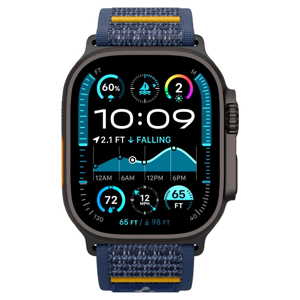 Spigen Athlex Air Apple Watch 6 / 7 / 8 / 9 / 10 / Se / Ultra 1 / 2 (44 / 45 / 46 / 49 Mm) Active Navy - Image 2
