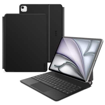 Tech-Protect Μαγνητικη Θηκη Smart Case + Πληκτρολογιο iPad Pro 12.9” 4 / 5 / 6 / 2020-2022 / Air 13” 1 / 2 / 2024-2025 Μαυρο