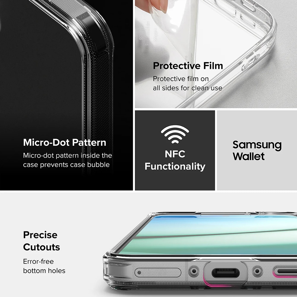 Ringke Fusion - θήκη για Samsung Galaxy A36 / A56 - Διάφανο - Image 6