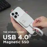 Dato - Εξωτερικός δίσκος SSD Ares Q4 (ARSQ4-1TB) - Διεπαφή USB4 Gen3x2, Ανάγνωση 4000MB/s, Εγγραφή 3600MB/s - Γκρι - Image 2
