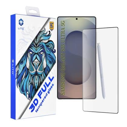 Lito - Πλήρης κάλυψη 3D - Samsung Galaxy S25 Ultra - Μαύρο