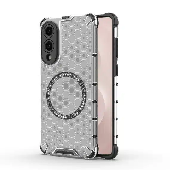Techsuit HoneyComb Shield MagSafe - θήκη για Samsung Galaxy S25 Edge - Λευκό