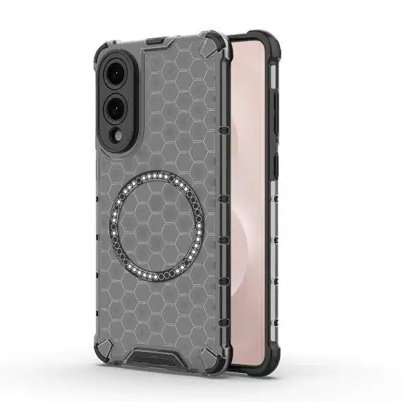 Techsuit HoneyComb Shield MagSafe - θήκη για Samsung Galaxy S25 Edge - Μαύρο