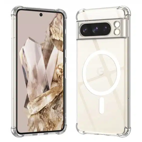 Techsuit Shockproof Clear Silicone MagSafe - θήκη για Google Pixel 8 Pro - Διάφανο
