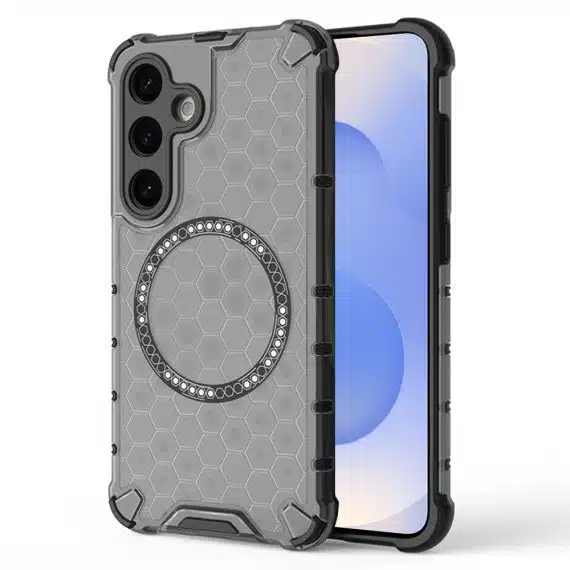Techsuit HoneyComb Shield MagSafe - θήκη για Samsung Galaxy S25 - Μαύρο