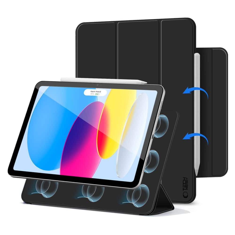 Tech-protect μαγνητική θήκη smart case για iPad 10,9" 10 / 2022 / 11" 11 / 2025 μαύρη. - Image 2