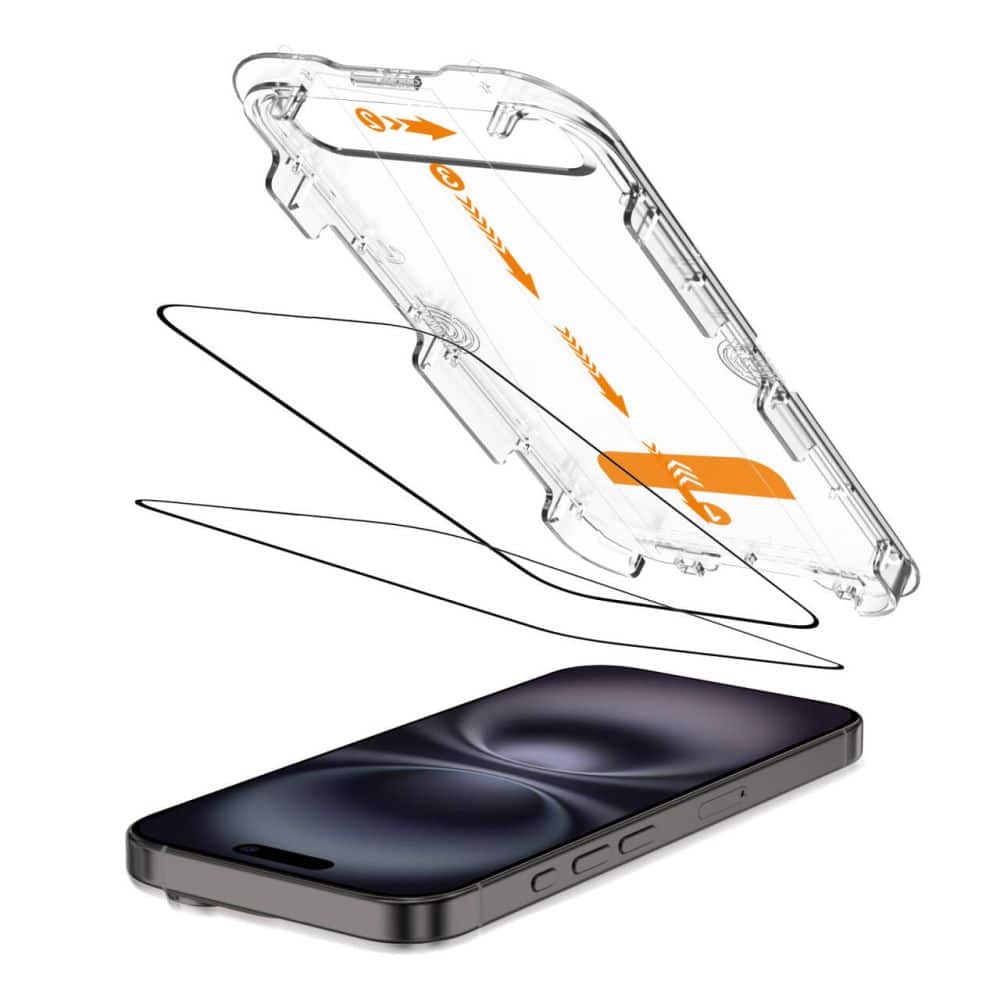 ΣΕΤ TEMPERED GLASS TECH-PROTECT QUICK+ 2 ΤΕΜΑΧΙΩΝ ΓΙΑ IPHONE 15 / 16 ΔΙΑΦΑΝΕΣ - Image 2