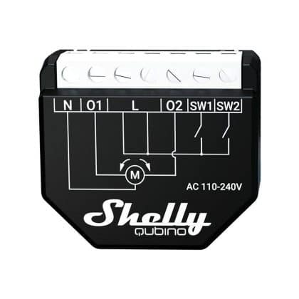 Ελεγκτής κλείστρου κύματος Shelly Qubino, Z-Wave