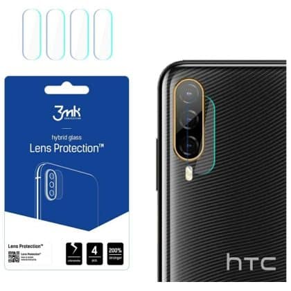 Προστατευτικό φακού 3MK για HTC Desire 22 Pro, προστασία φακού κάμερας 4 τεμάχια