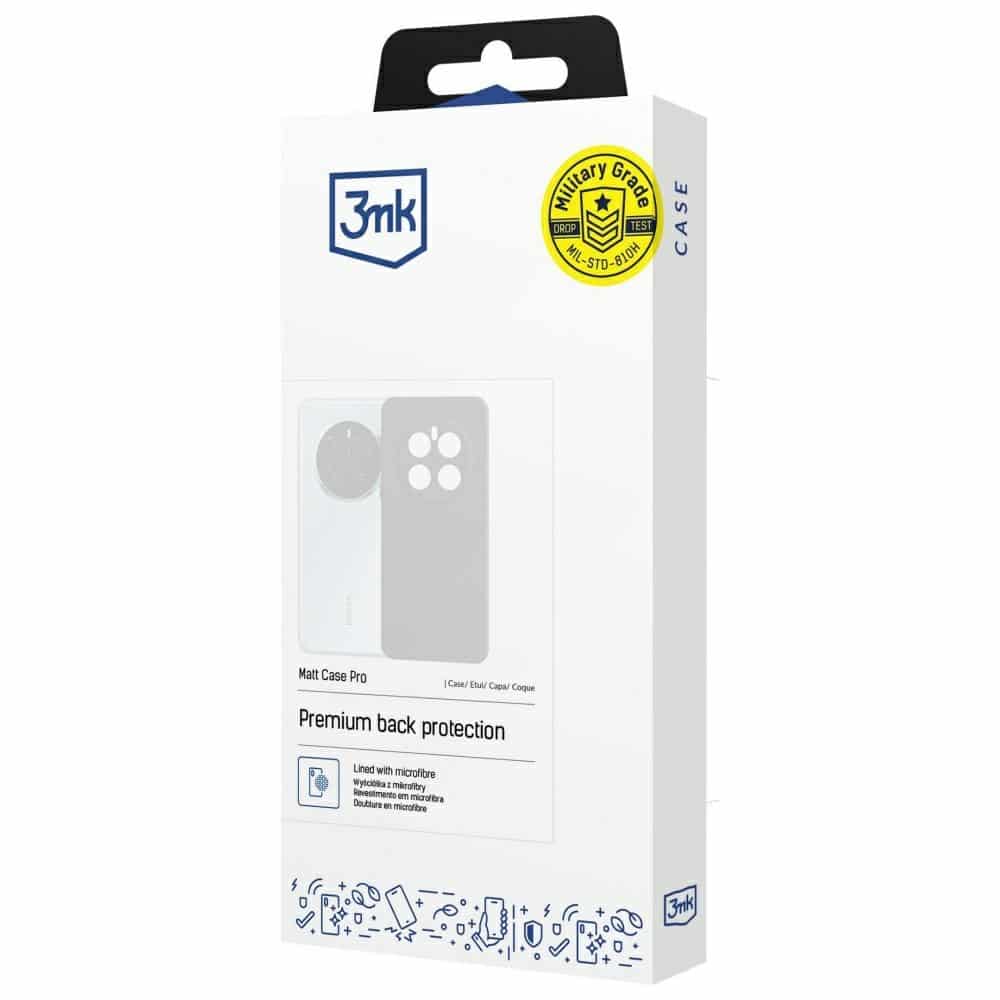 3MK Matt Case Pro - θήκη για Xiaomi Redmi Note 14 - Μαύρο - Image 8