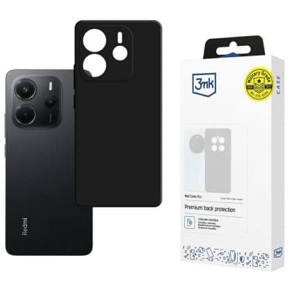 3MK Matt Case Pro - θήκη για Xiaomi Redmi Note 14 - Μαύρο