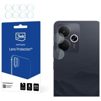 Προστατευτικό φακού κάμερας 3MK για Realme 14 5G / 14T 5G 4 τεμάχια
