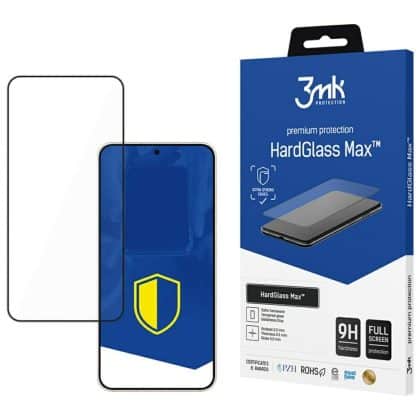 Σκληρυμένο γυαλί 3MK HardGlass Max για Samsung Galaxy S25 Edge μαύρο