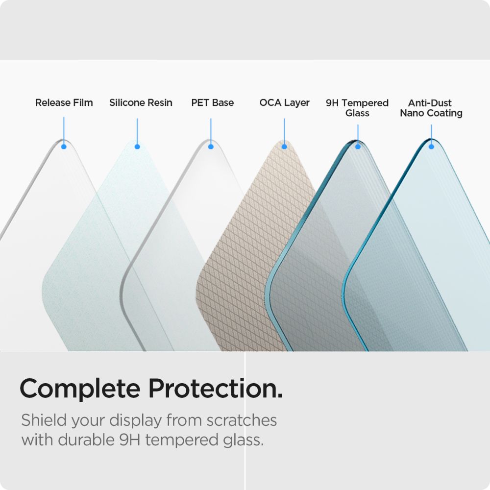 Προστασία Οθόνης Spigen Glass.tr Slim Από Σκληρυμένο Γυαλί, Συσκευασία 2 Τεμαχίων Για Galaxy Xcover 7 / 7 Pro, Διαφανής - Image 3