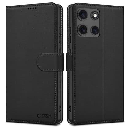 TECH-PROTECT WALLET - θήκη για Motorola Moto G15 / Power - Μαύρο