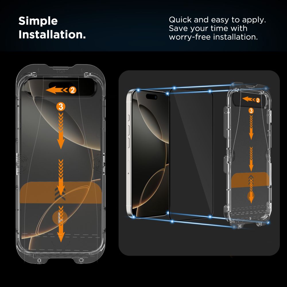 ΣΕΤ TEMPERED GLASS TECH-PROTECT QUICK+ 2 ΤΕΜΑΧΙΩΝ ΓΙΑ IPHONE 15 / 16 ΔΙΑΦΑΝΕΣ - Image 3