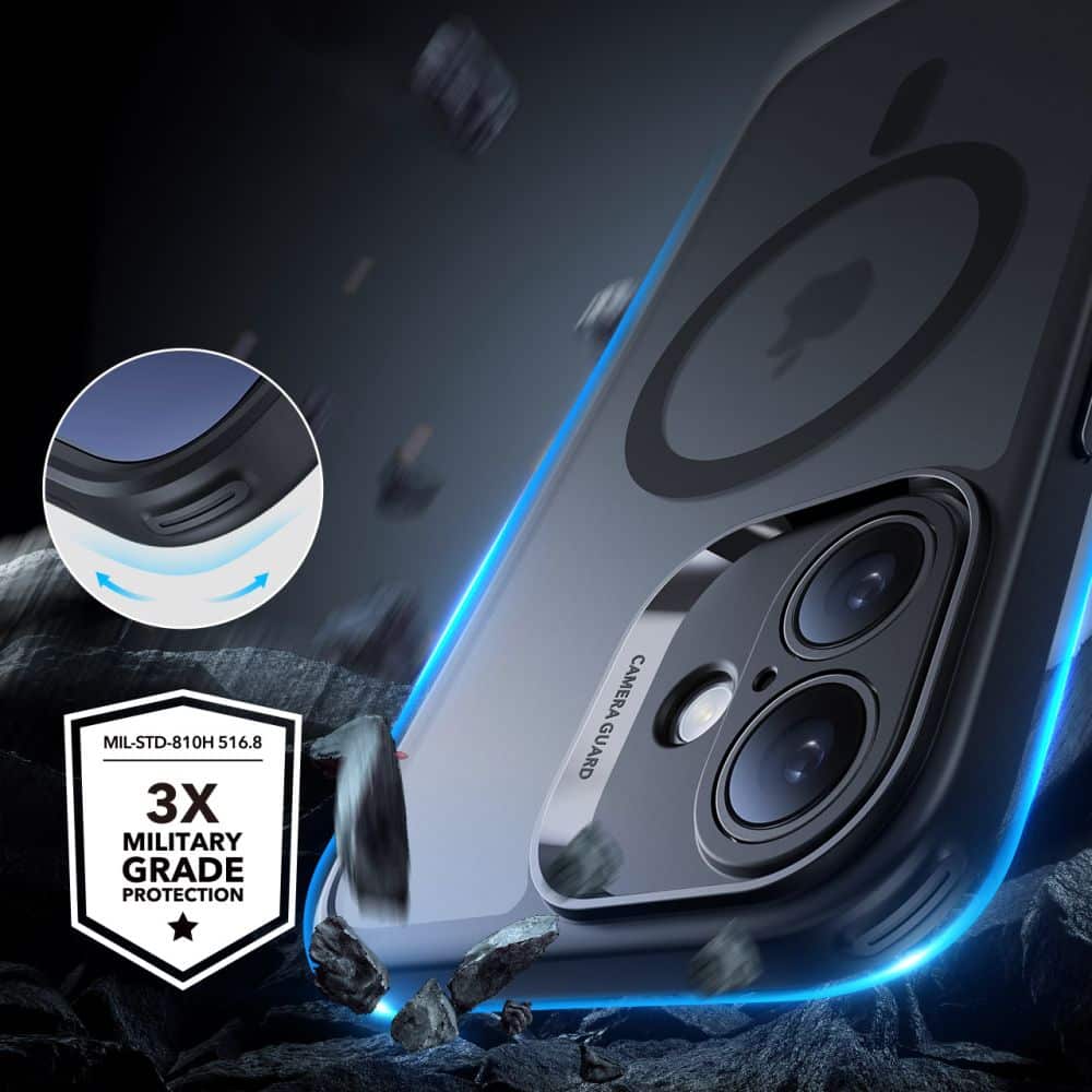 ESR Classic Pro Set HaloLock - θήκη για Apple iPhone 16 - Μαύρο - Image 4