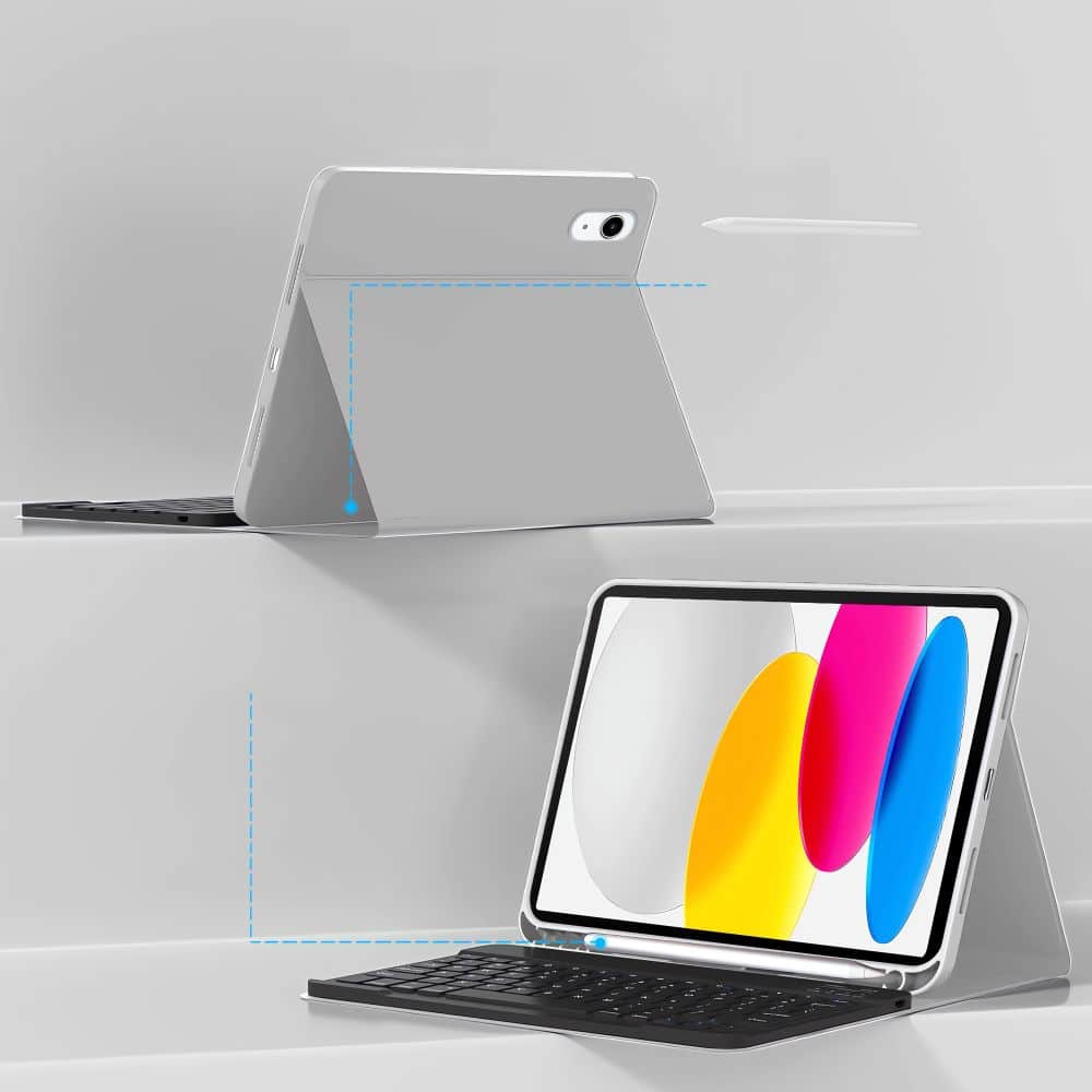 Tech-Protect Sc Pen με Πληκτρολογιο iPad 10.9” 10 / 2022 / 11” 11 / 2025 Γκρι - Image 4