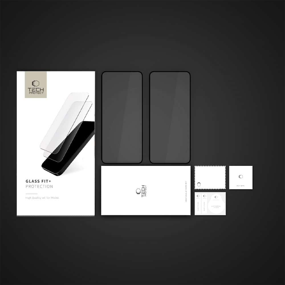Tech-Protect Σκληρυμένο Γυαλί Fit+ Για Xiaomi Redmi Note 14 4g / 5g / Poco M7 Pro 5g, Μαύρη - Image 5