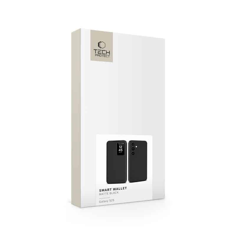 TECH-PROTECT SMART WALLET - θήκη για Samsung Galaxy S25 - Μαύρο - Image 5