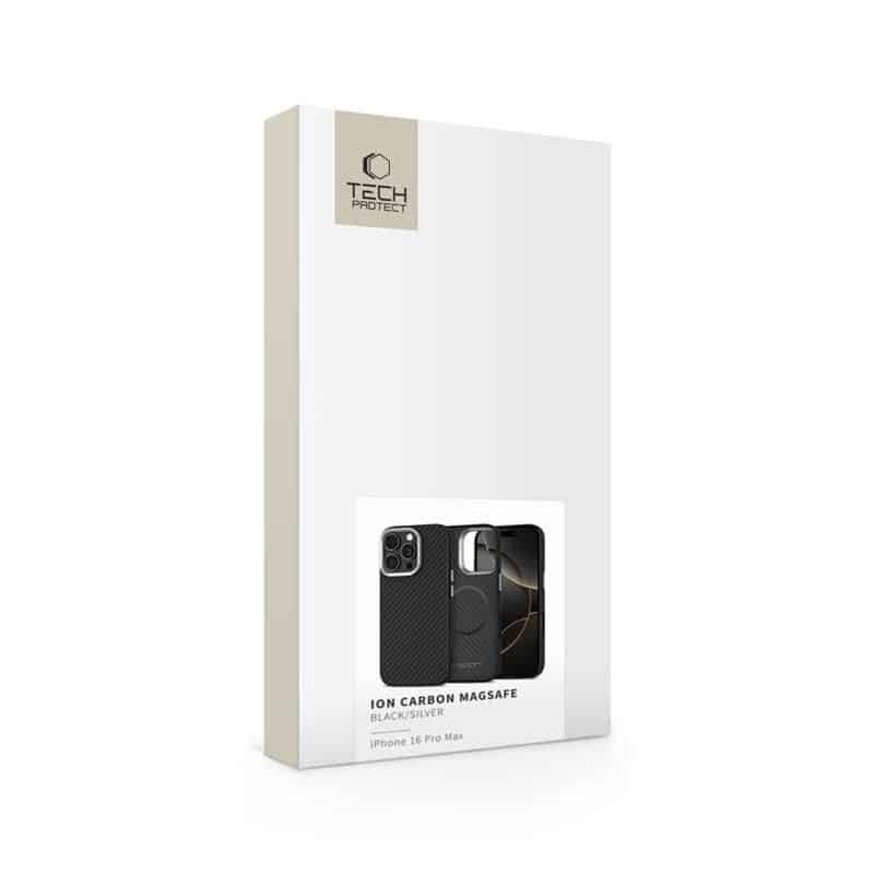 TECH-PROTECT ION CARBON - θήκη για Apple iPhone 16 Pro Max - Μαύρο - Image 5