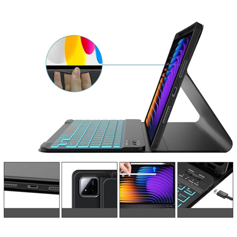 Tech-Protect Sc Pen με Πληκτρολογιο Xiaomi Pad 7 / 7 Pro Μαυρο - Image 5