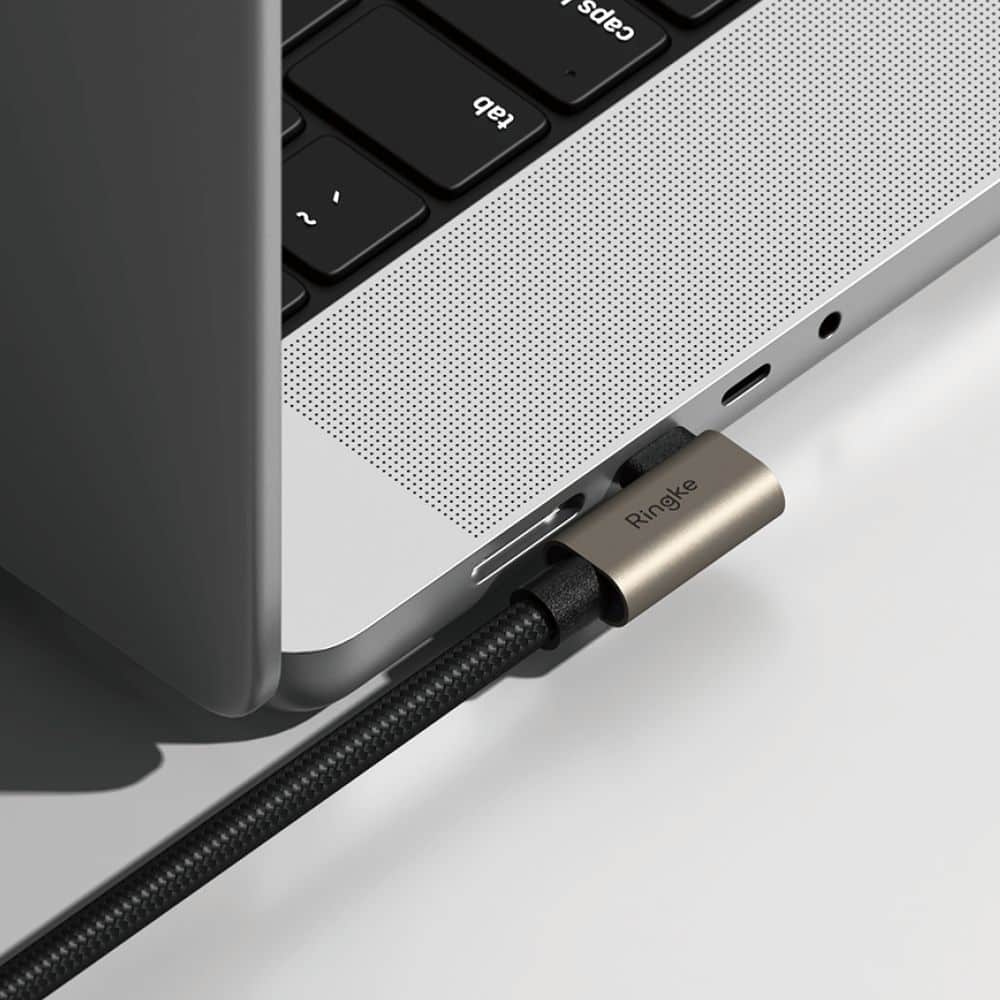 Καλώδιο Ringke USB 3.2 Gen 2x2 Type-C 90 Μοιρών Pd240w 200cm Μαύρο - Image 6