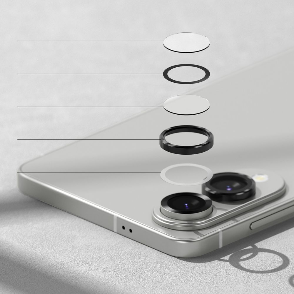 Ringke Camera Frame Protector - θήκη για Samsung Galaxy S25 Edge - Μαύρο - Image 4