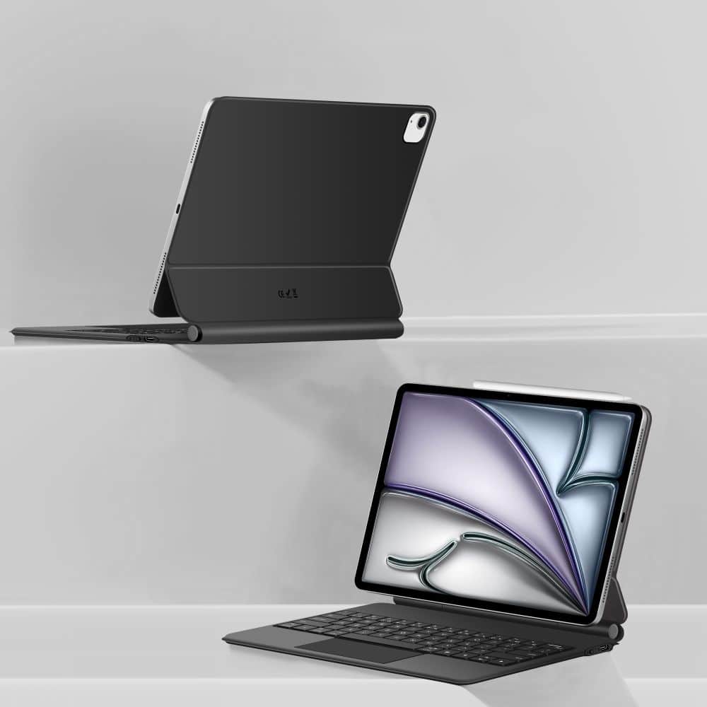 Tech-Protect Μαγνητικη Θηκη Smart Case + Πληκτρολογιο iPad Pro 12.9” 4 / 5 / 6 / 2020-2022 / Air 13” 1 / 2 / 2024-2025 Μαυρο - Image 6