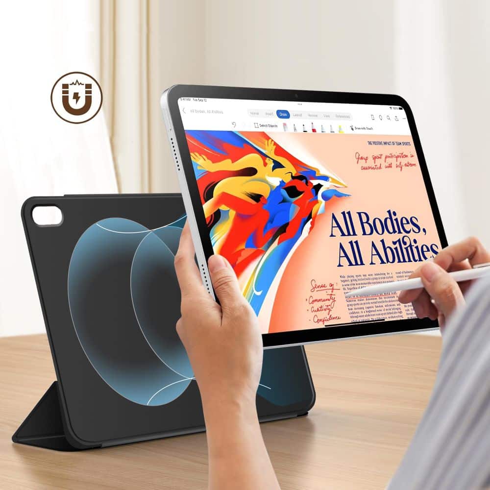 Tech-protect μαγνητική θήκη smart case για iPad 10,9" 10 / 2022 / 11" 11 / 2025 μαύρη. - Image 6