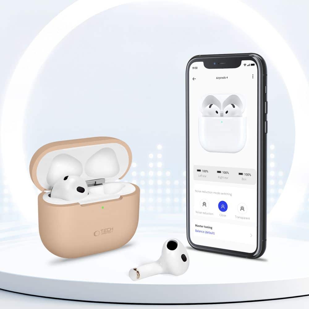 TECH-PROTECT ΑΕΡΟΣΚΑΦΕΣ ΣΙΛΙΚΟΝΗΣ APPLE 4 CAFE LATTE - Image 5