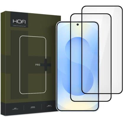 Σκληρυμένο Γυαλί Hofi Glass Pro+ Συσκευασία 2 Τεμαχίων Για Galaxy S25, Μαύρο