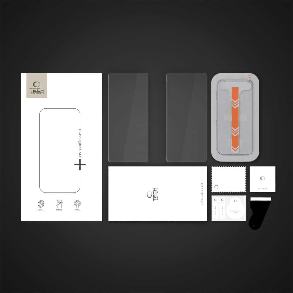 Σετ Tempered Glass Tech-Protect Quick+ 2 Τεμαχιων Για Galaxy S25 Διαφανες - Image 6