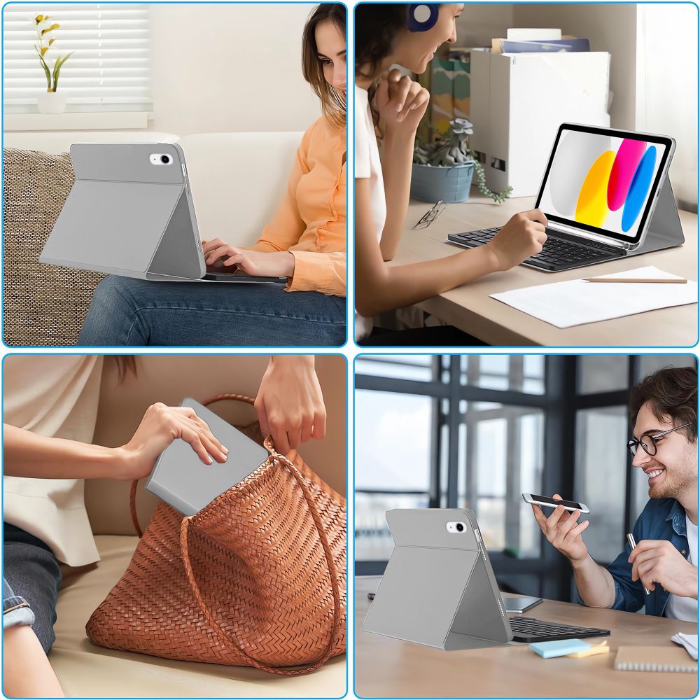 Tech-Protect Sc Pen με Πληκτρολογιο iPad 10.9” 10 / 2022 / 11” 11 / 2025 Γκρι - Image 9