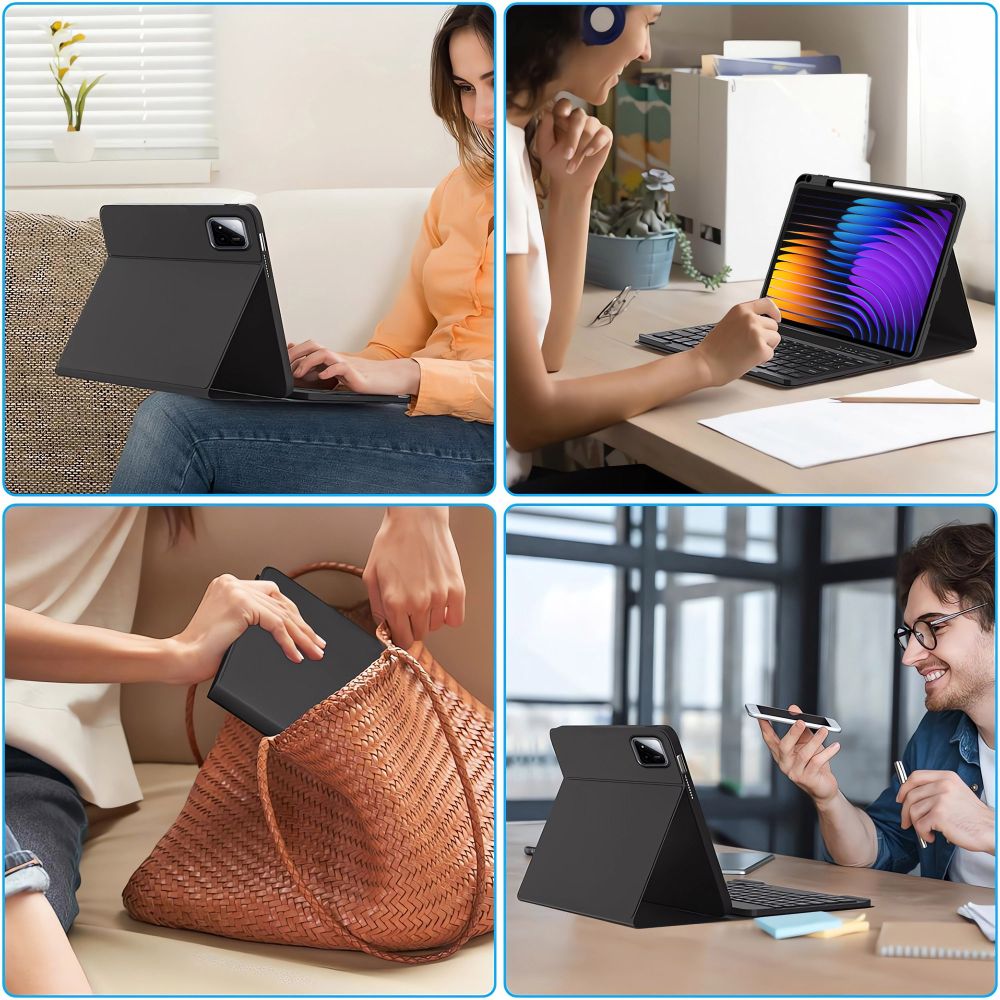 Tech-Protect Sc Pen με Πληκτρολογιο Xiaomi Pad 7 / 7 Pro Μαυρο - Image 9
