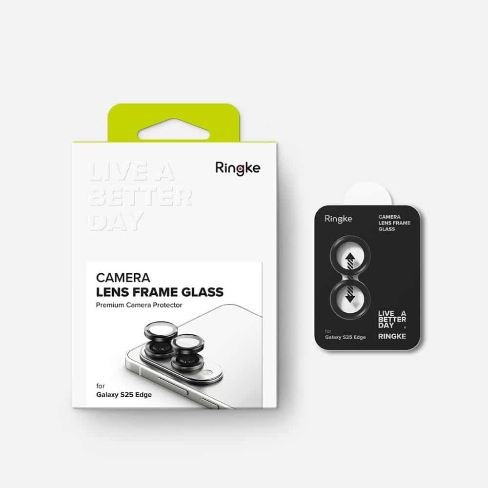 Ringke Camera Frame Protector - θήκη για Samsung Galaxy S25 Edge - Μαύρο - Image 8